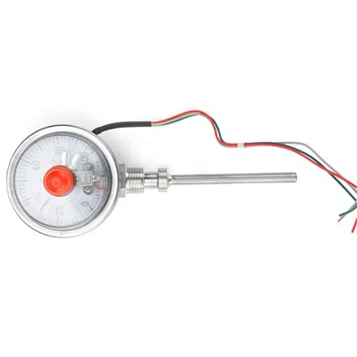 Termometru bimetalic cu contact electric